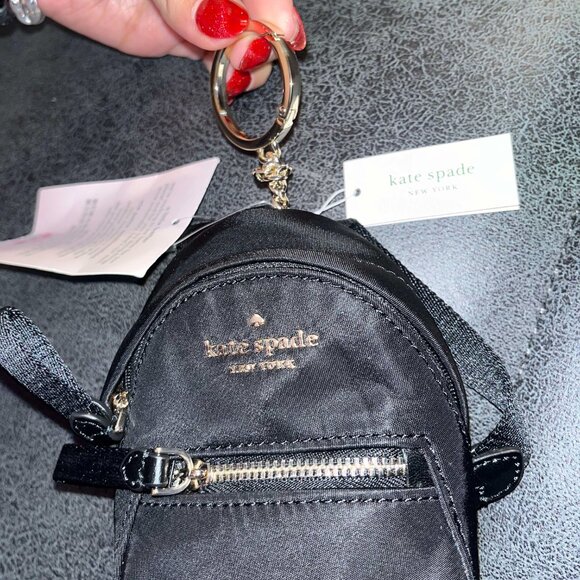 Authentic Kate Spade Micro Backpack Keychain Wallet *Brand NEW with tags!* - Picture 4 of 6